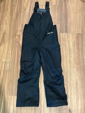 Arctix Black Snow Bibs with Adjustable Straps